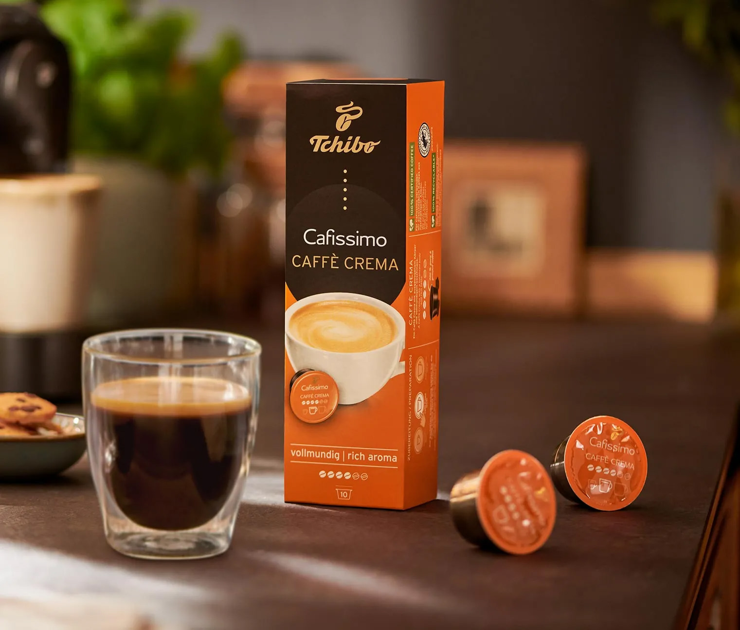 Tchibo Cafissimo Caffe Crema, Rich aroma, Plná chuť, 10 kapslí 5